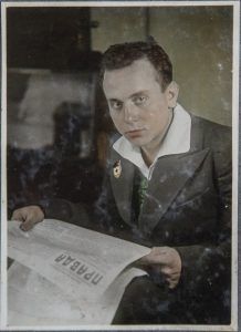 1942 год. Василий Суров за несколько дней до мобилизации на фронт. Фото: из личного архива