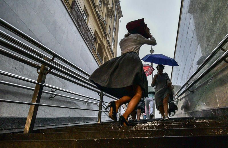 Дождь пройдет на улицах Москвы в среду