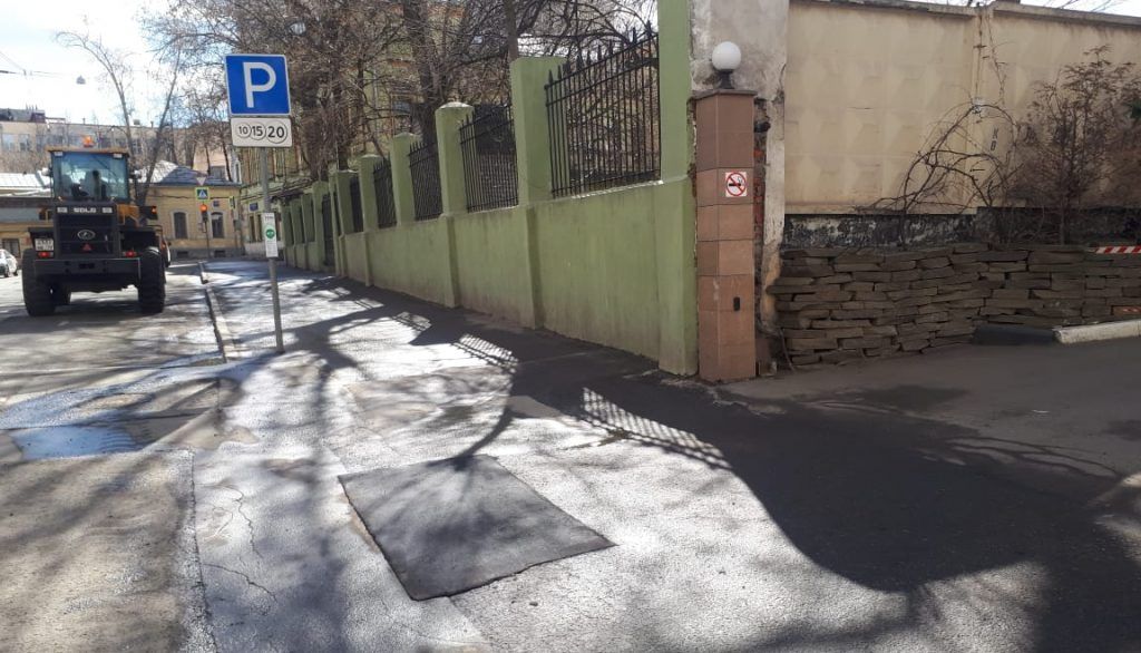 Дорожное покрытие отремонтировали в Красносельском районе. Фото предоставили в ГБУ «Жилищник»