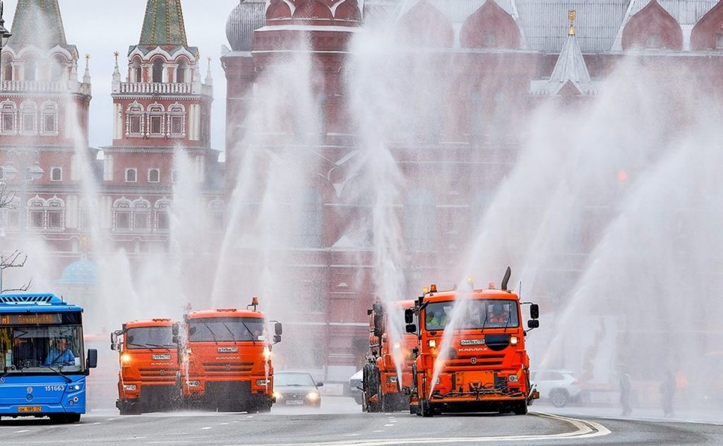 Масштабная дезинфекция состоится в Москве в восьмой раз. Фото: сайт мэра Москвы