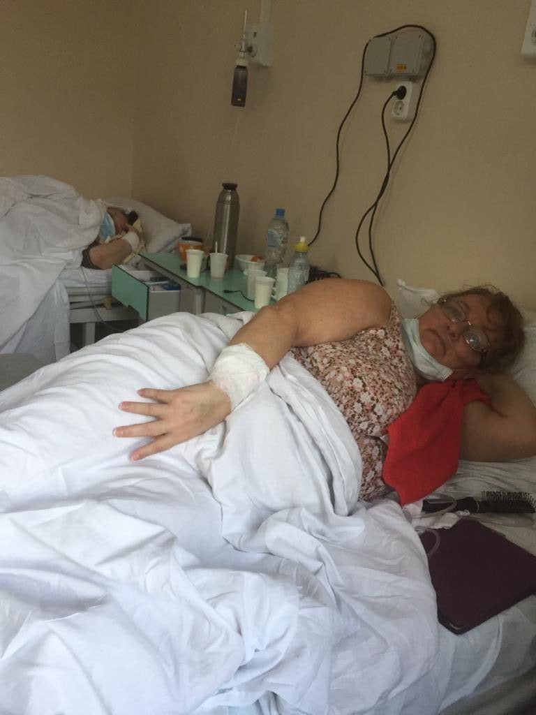 Ольга Костина, жительница Тверского района, только пошла на поправку после лечения от коронавирусной инфекции