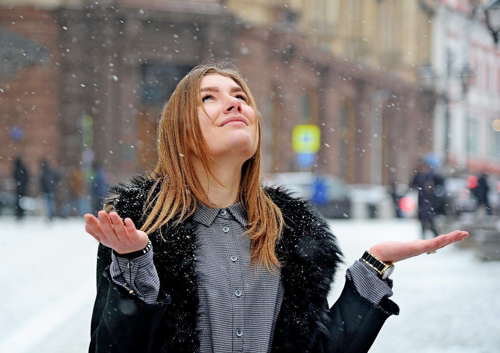 Москвичей удивили снегом на неделе