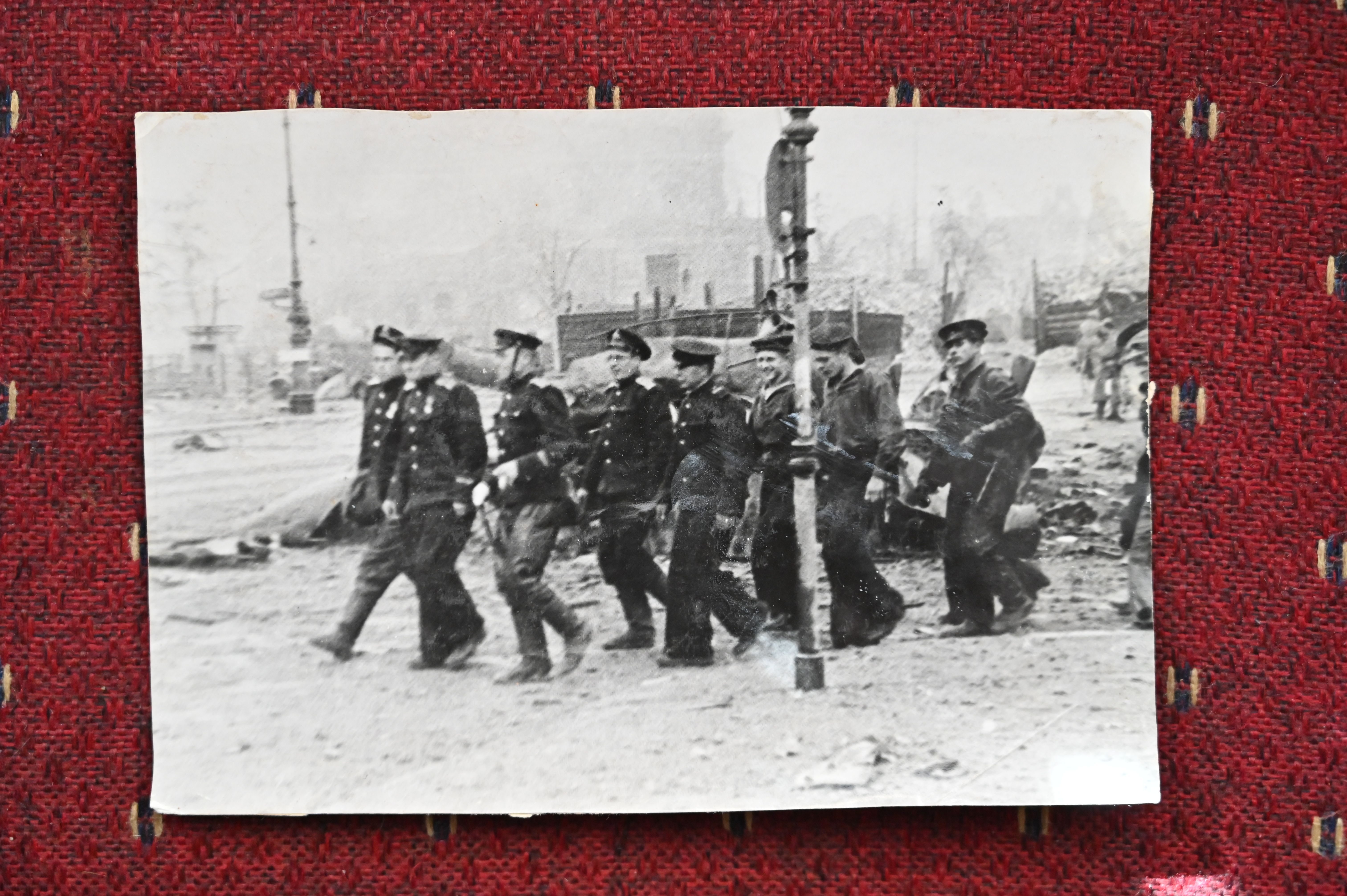 1945 год. Моряки Днепропетровской флотилии после взятия Берлина. Фото: из личного архива
