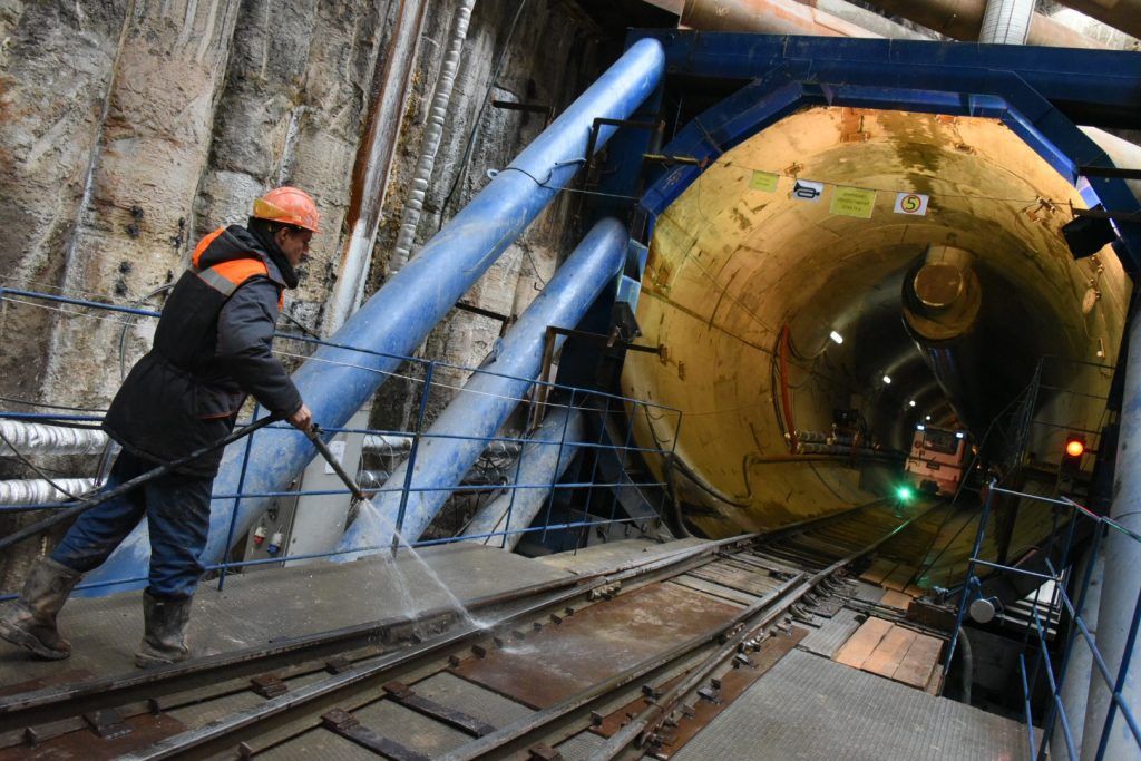 Один из самых длинных тоннелей московского метро проложили на БКЛ