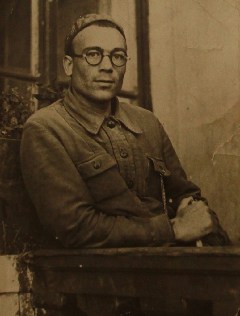 7 октября 1942 года. Леонид Терехин в военном госпитале в поселке Монино с другими Бойцами. Фото: из личного архива