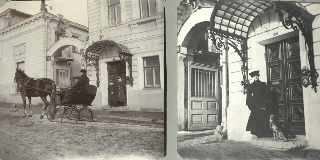 1900-е годы. Вид на парадное крыльцо особняка. Фото: пресс-служба музея МХАТ