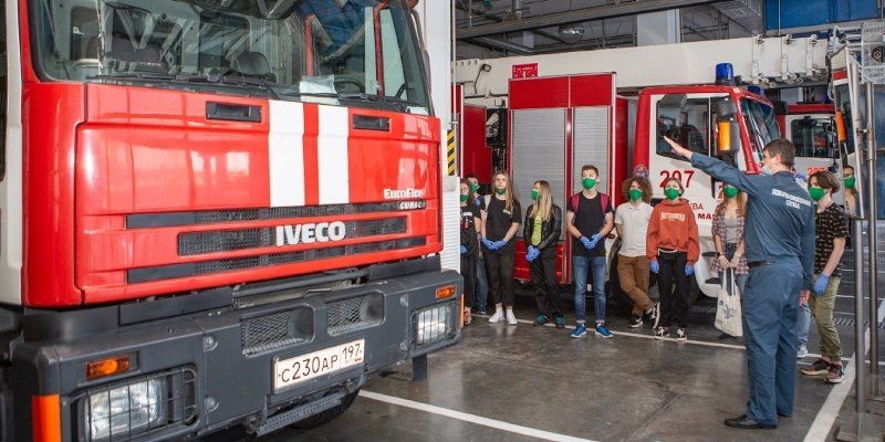 Московские пожарные и спасатели познакомят школьников со своей работой