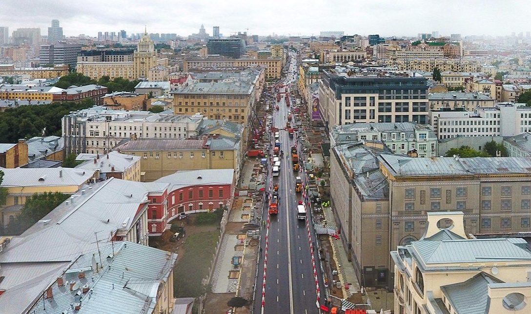 Ямочный ремонт дорог провели в Большом Каретном переулке. Фото: сайт мэра Москвы