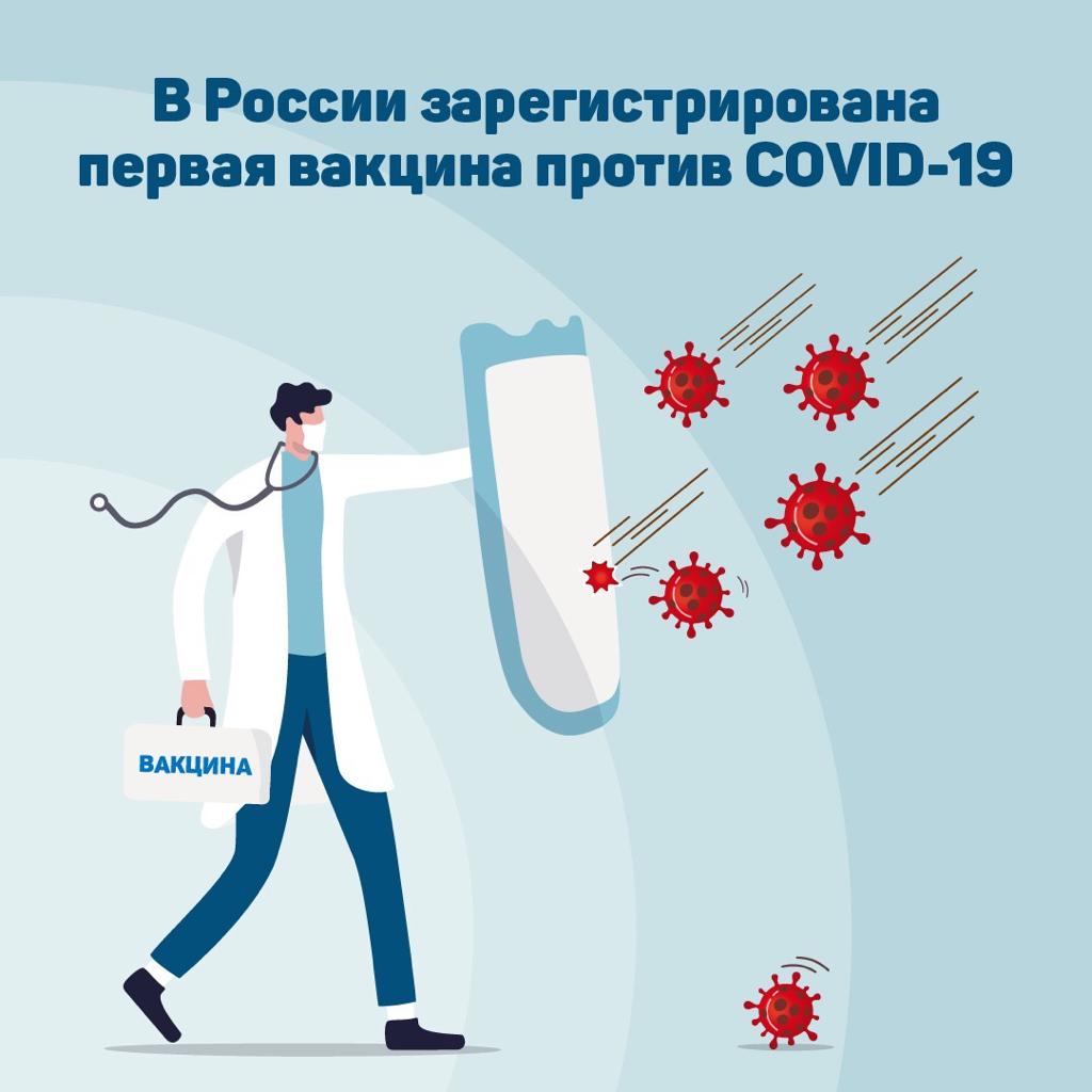 Вакцину против коронавируса зарегистрировали в России