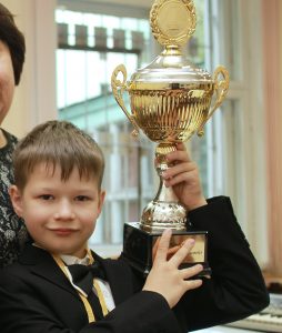 Школьник Ярослав Голых получил Гран-при конкурса. Фото: Наталия Нечаева, «Вечерняя Москва» 