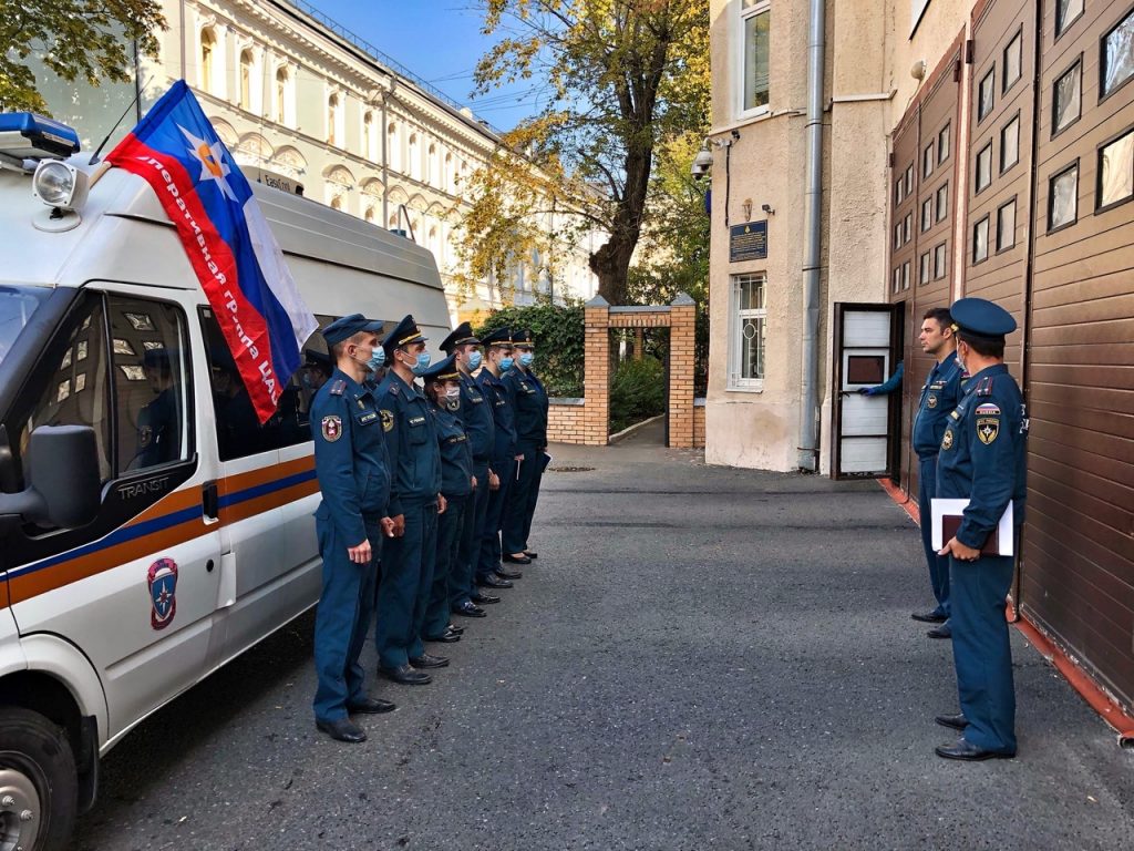 Тренировочный сбор оперативной группы местного пожарно-спасательного гарнизона ЦАО г. Москвы