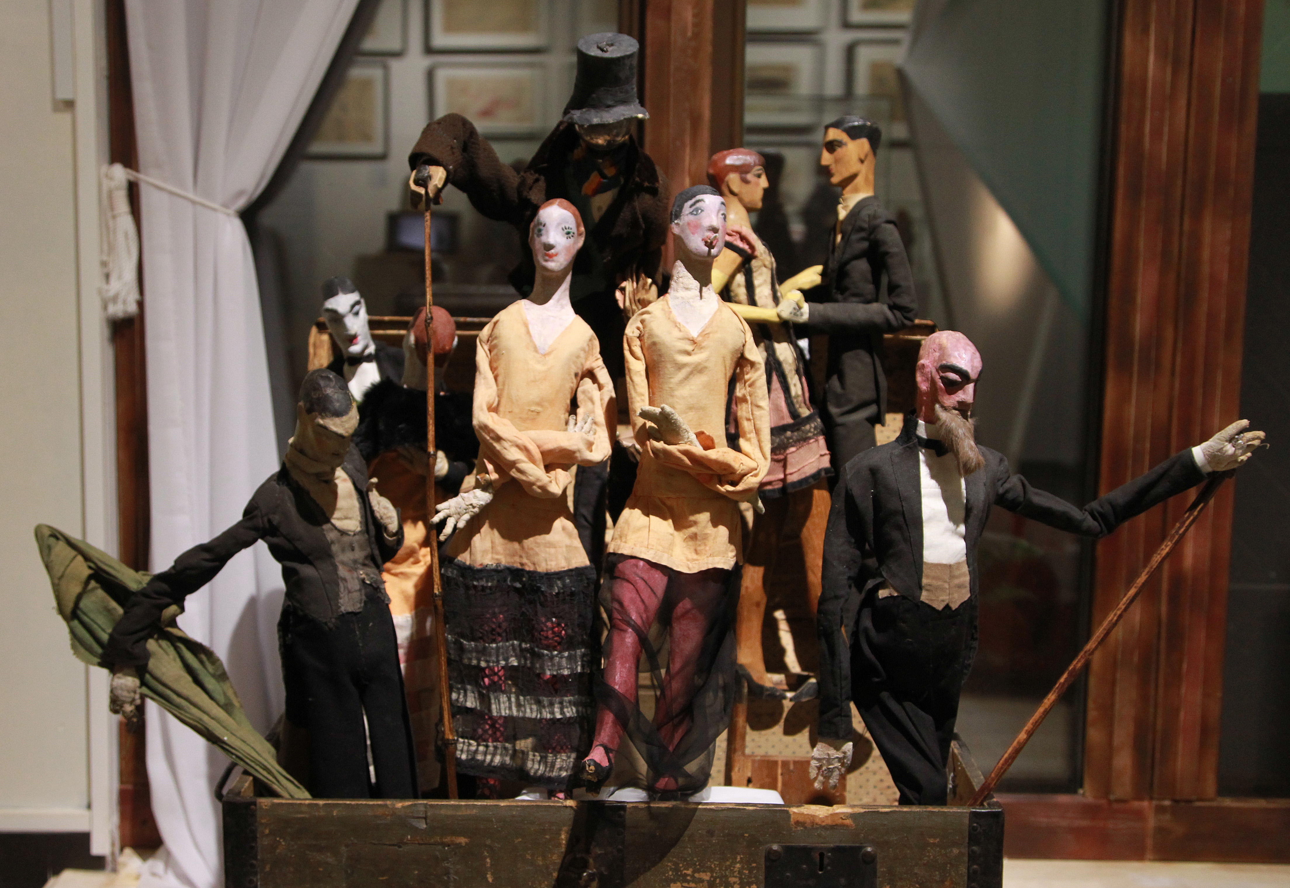29 октября 2020 года. В Бахрушинском музее представили куклы «Театра Пятерни», сделанные по рисункам 1938 года. Фото: Наталия Нечаева, «Вечерняя Москвы»
