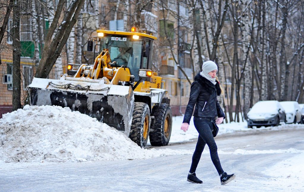 Москва приняла почти 20 процентов январской нормы снега за сутки