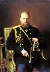 Портрет императора Александра III 1886 года