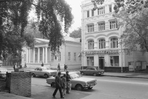 1980-е годы. Жители домов на улице Остоженке