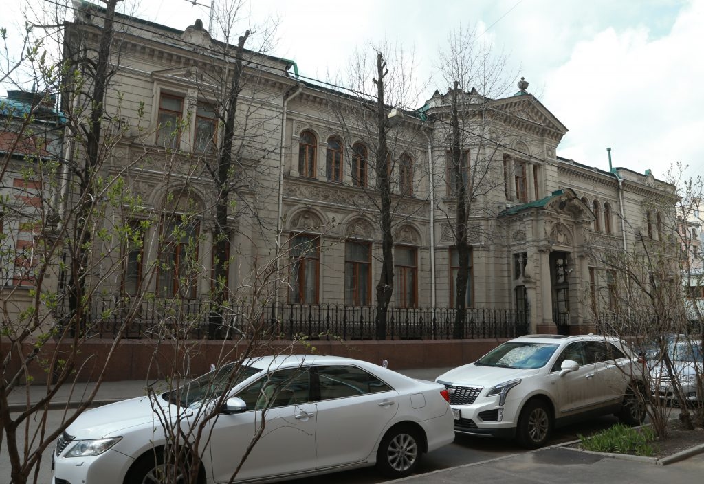 22 апреля 2021 года. Вид на итальянское посольство. Фото: Наталия Нечаева, «Вечерняя Москва»