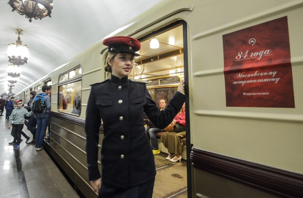 Парад ретропоездов устроили в московском метро