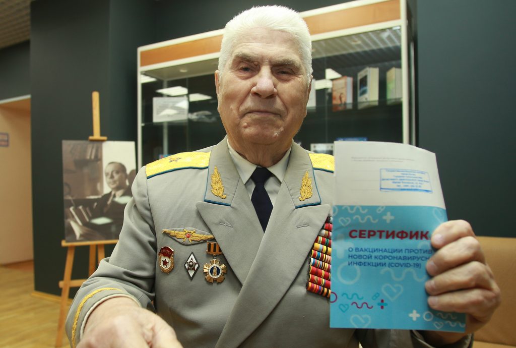28 апреля 2021 года. Генерал-майор в отставке Юрий Бондаренко. Фото: Наталия Нечаева, «Вечерняя Москва»