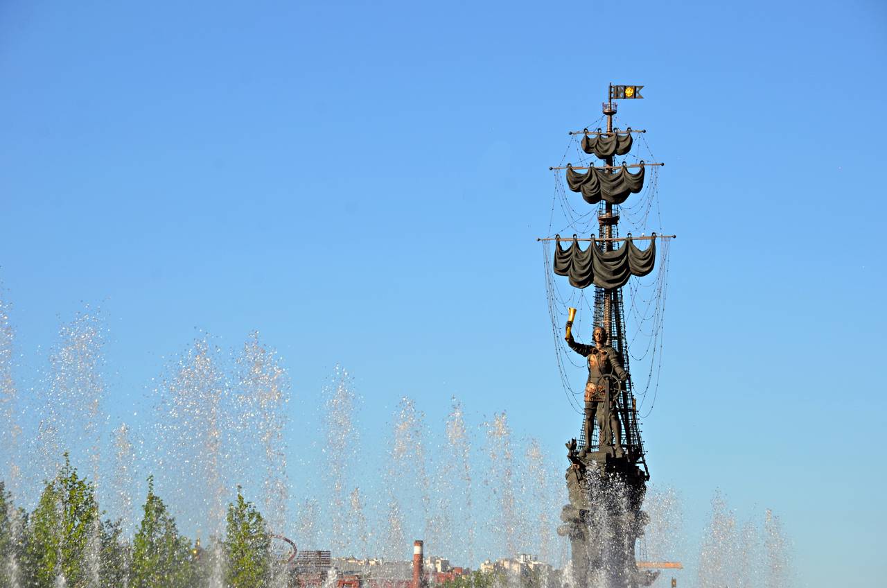 Монумент Петру I отреставрируют в районе Якиманка. Фото: Анна Быкова