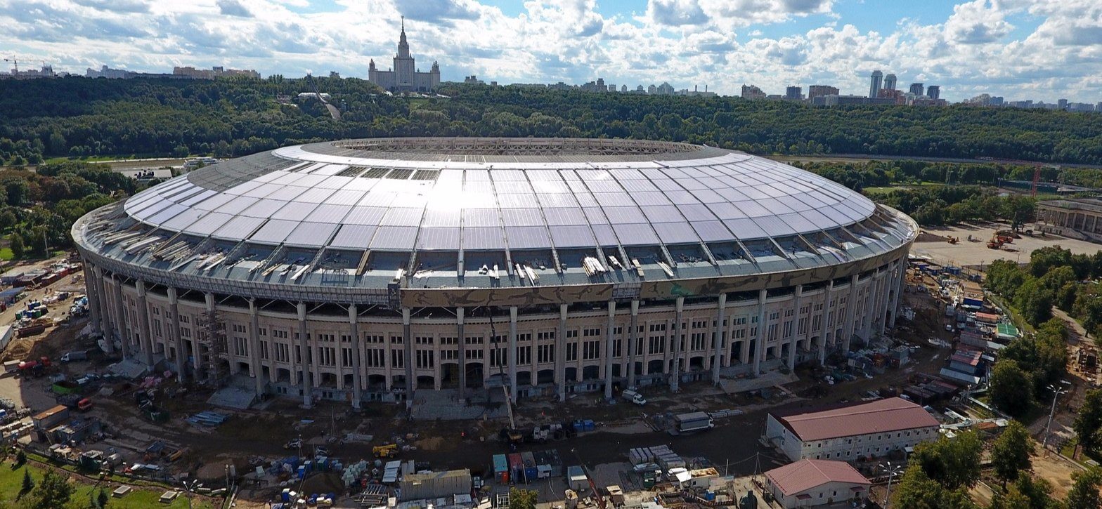 Многочисленная охрана для матчей чемпионата мира по пляжному футболу задействована в «Лужниках». Фото: сайт мэра Москвы