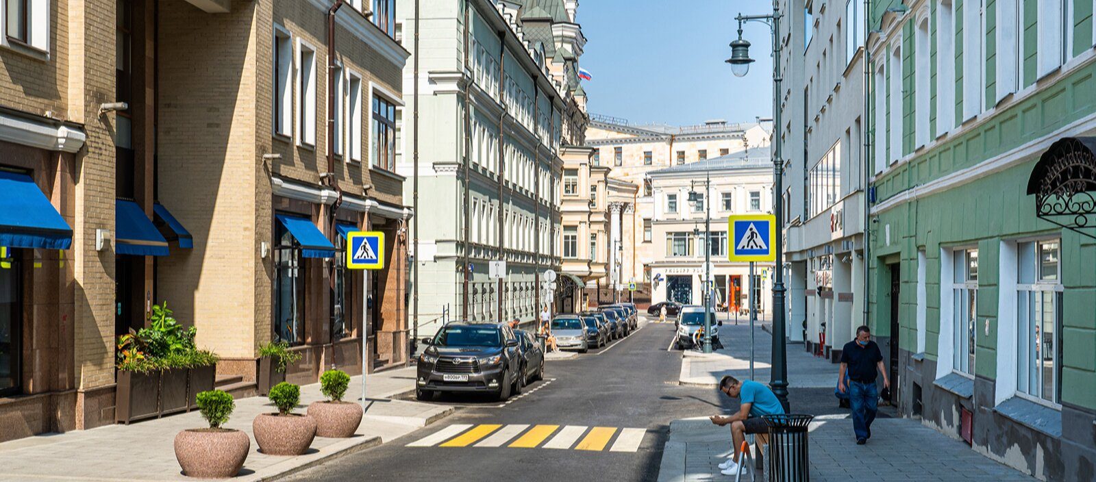 Новый пешеходный маршрут появился в Тверском районе. Фото: сайт мэра Москвы