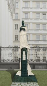 Проект монумента певицы, который создает скульптор Александр Рукавишников