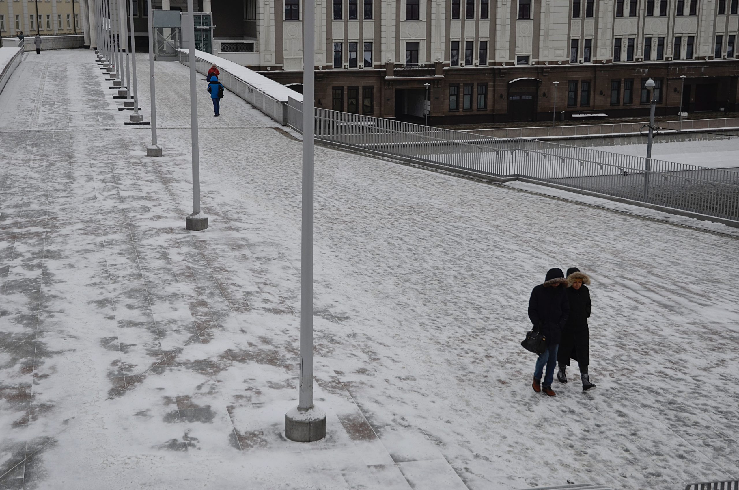 Прошлой ночью в столице были установлены январские морозы. Фото: Анна Быкова