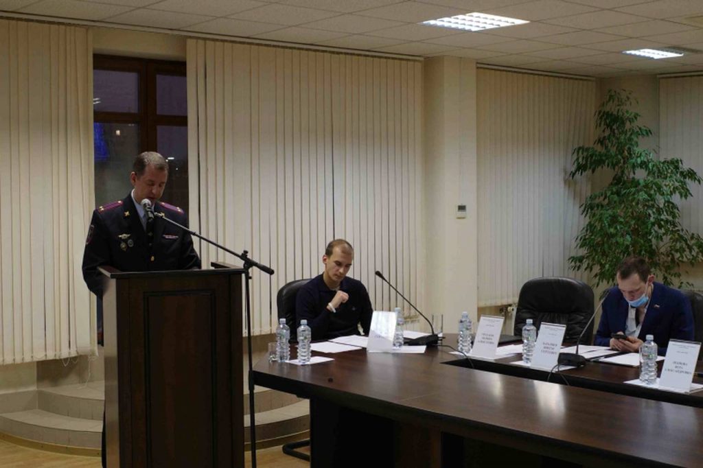 Начальник Отдела МВД России по району Замоскворечье отчитался о работе полицейских в 2021 году