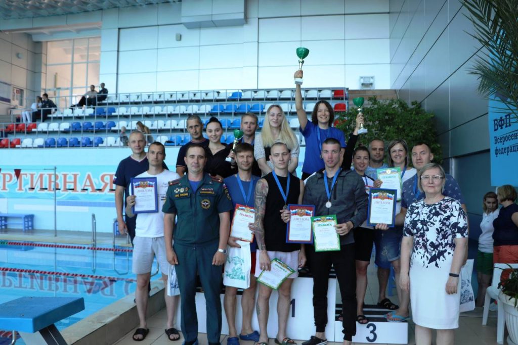 Команда ГУ МЧС России по г. Москве заняла 1 место в межегиональных соревнованиях по плаванию