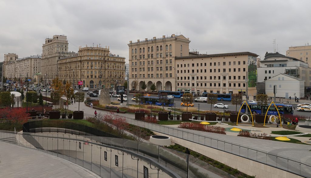 Москвичам рассказали об изменении благоустроенных территорий рядом с Павелецким вокзалом