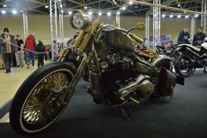 Harley Davidson, собранный коллекционером Станиславом Волновым. Фото: Анна Малакмадзе, «Вечерняя Москва»