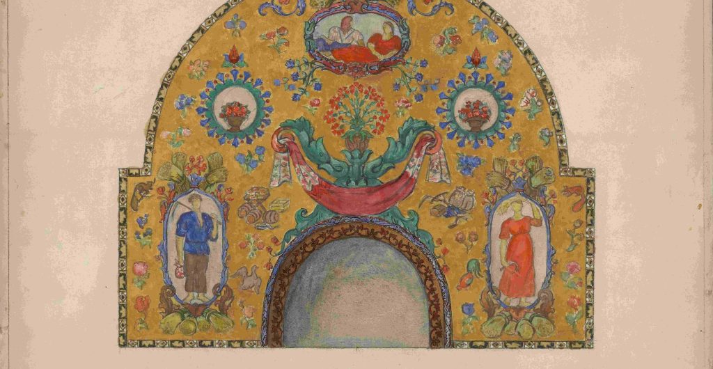 Восточный колорит: Бахрушинский музей покажет ранее неизвестные росписи Казанского вокзала