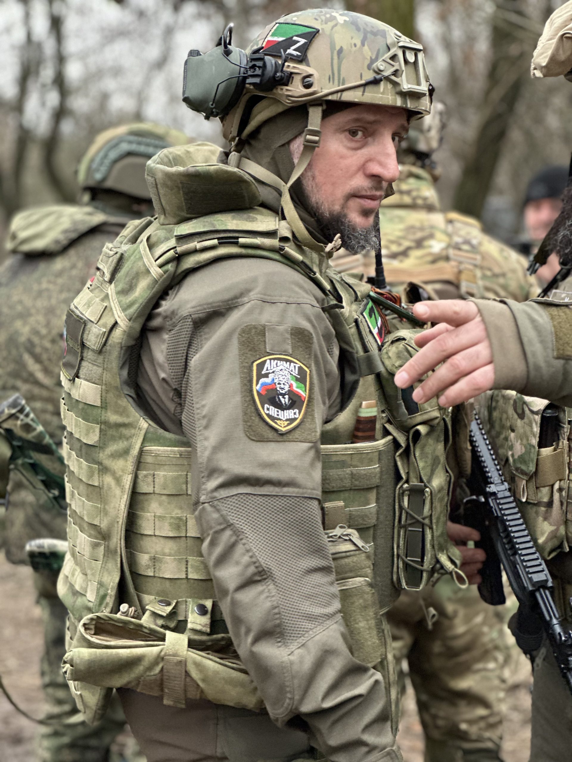 Фотографии Рустама Вахидова: командир чеченского спецназа «Ахмат» Апти Алаудинов. Фото: Рустам Вахидов