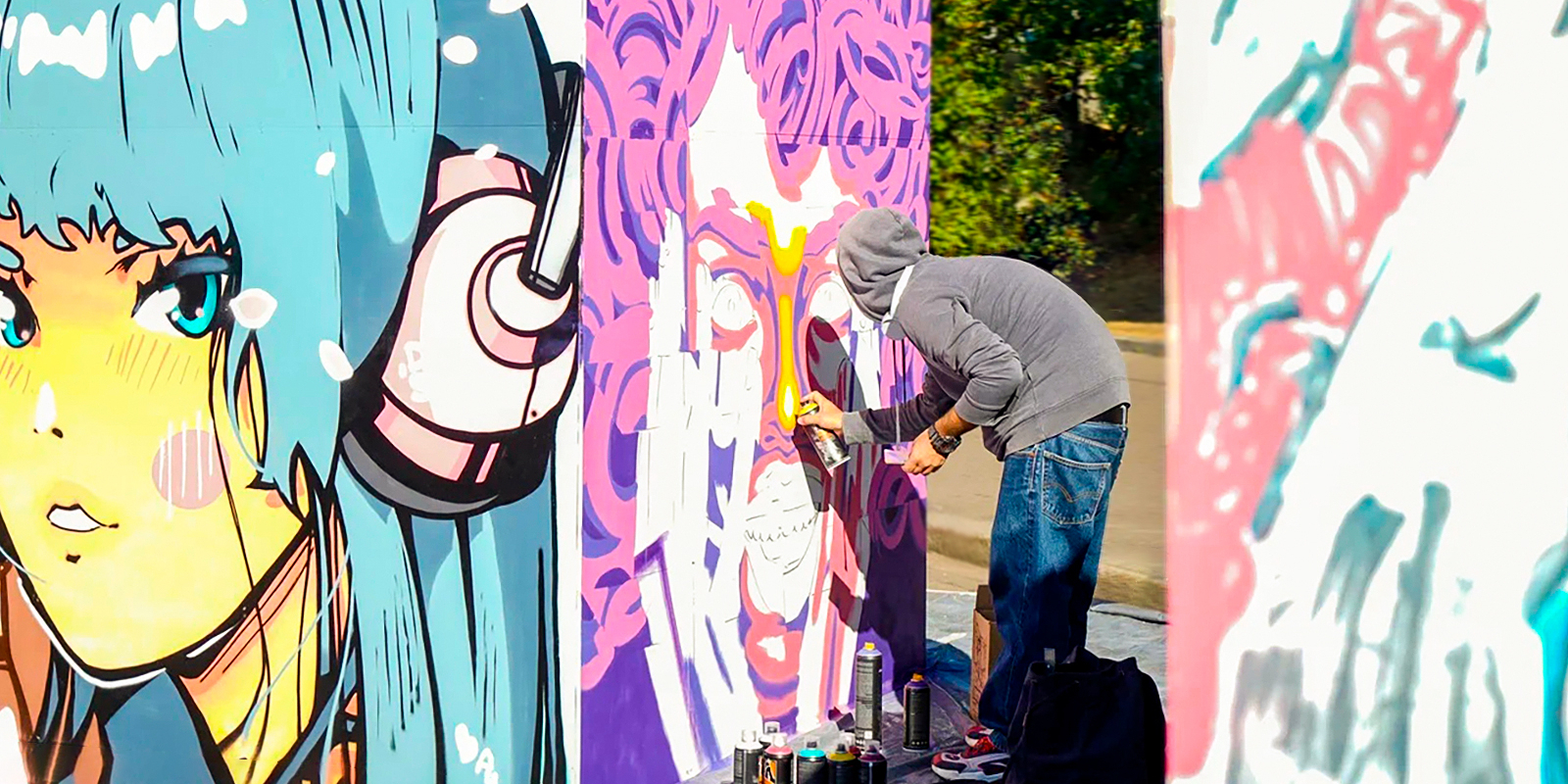 Арт-объекты на улицах Москвы создадут художники конкурса граффити «Стены». Фото: сайт мэра Москвы 