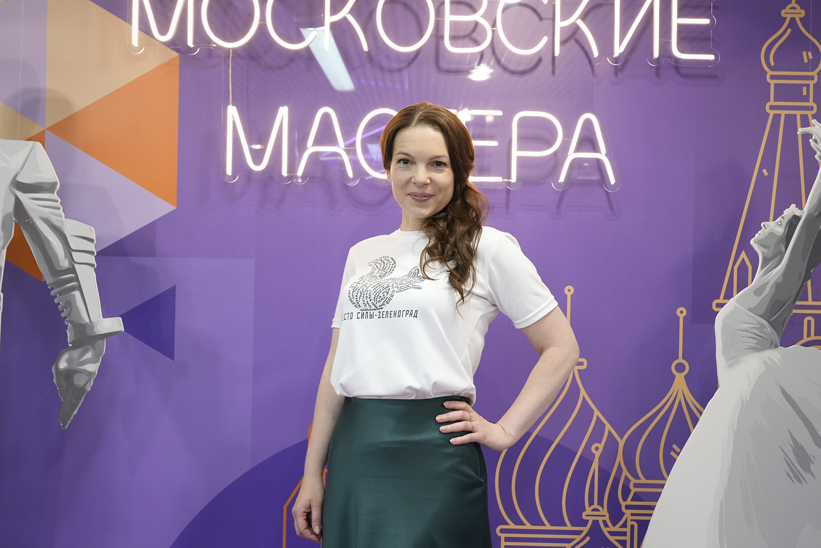 На фото Мария Зайцева, занявшая первое место в финале конкурсе. Фото: сайт мэра Москвы