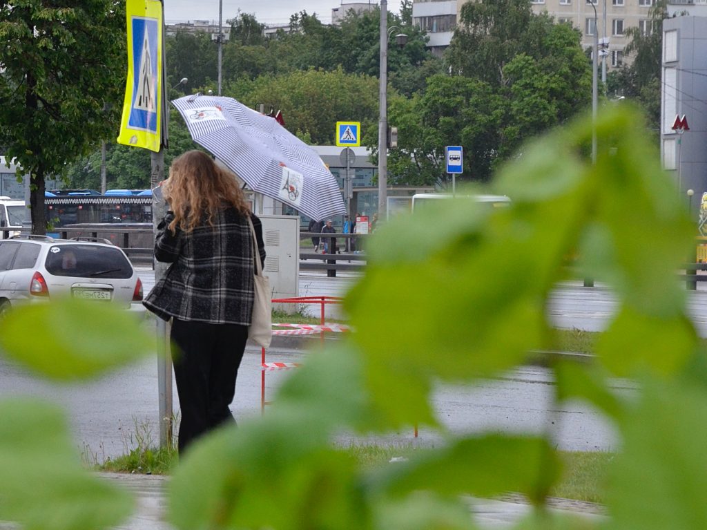 Москвичей в субботу ожидает дождливая погода