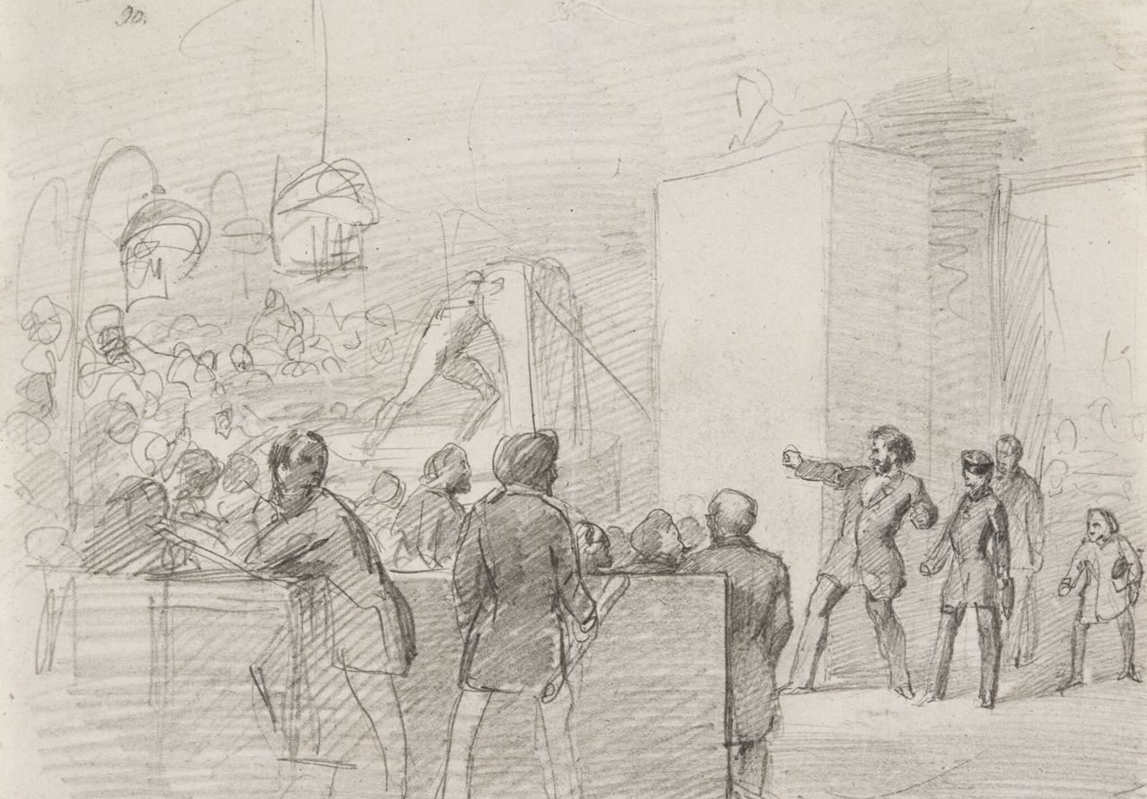 Карл Гун. Натуральный класс Академии художеств, 1857. Фото: Telegram-канал «Третьяковки»