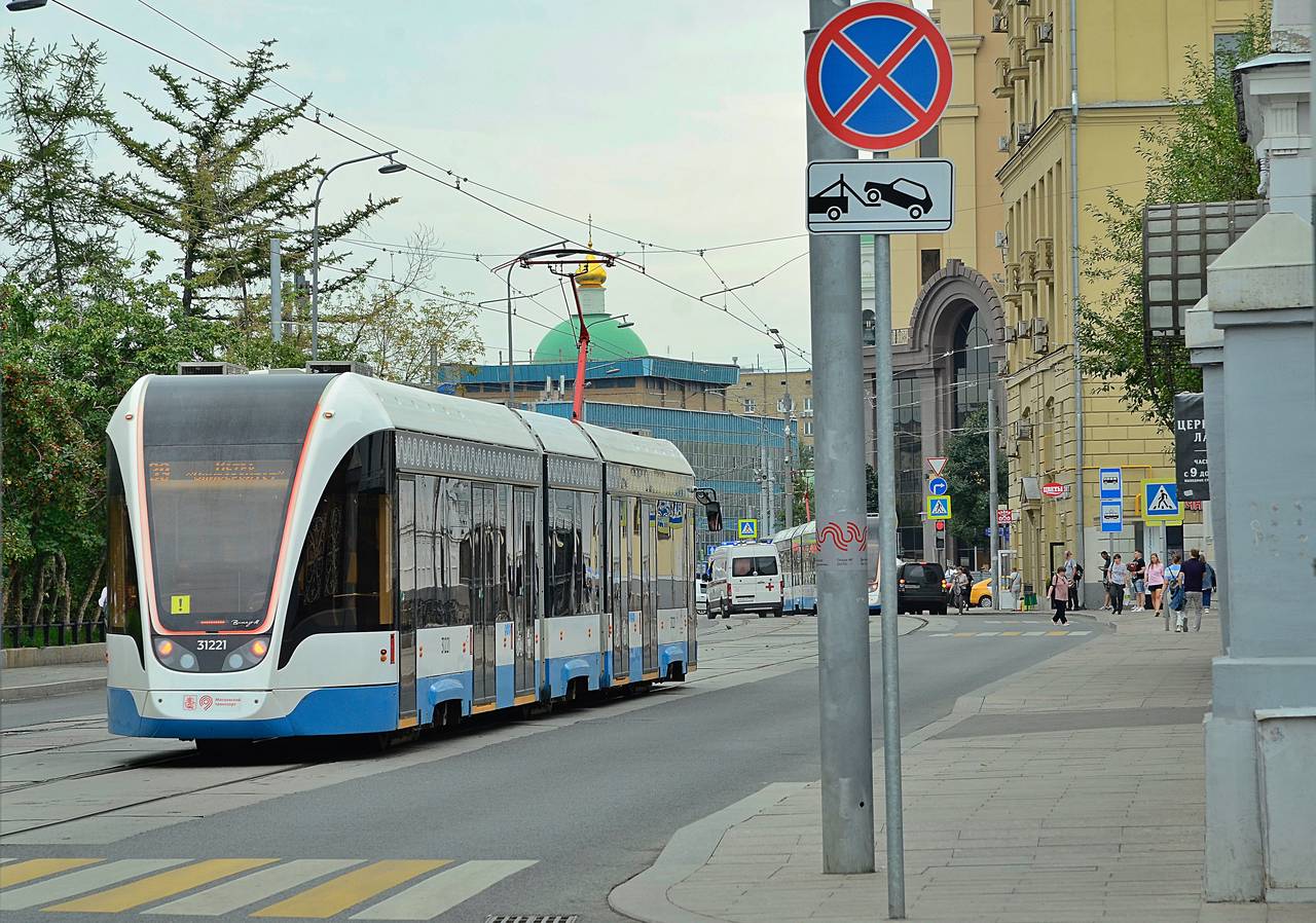 Движение трамваев по улице Шаболовка прекратится из-за ремонта депо. Фото: Анна Быкова, «Вечерняя Москва»