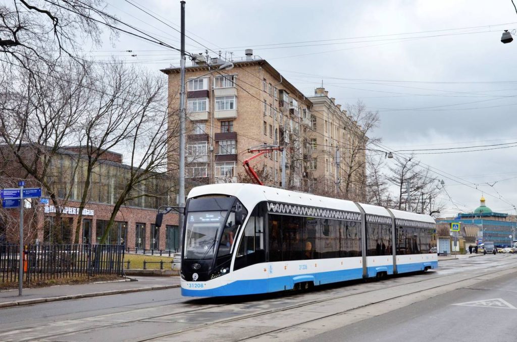 Трамваи снова будут курсировать по улице Шаболовка
