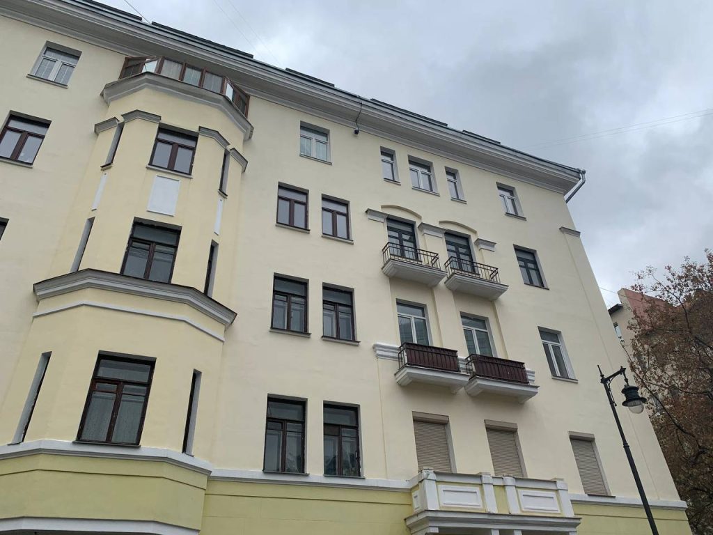 Обновление дома завершилось в Малом Николопесковском переулке