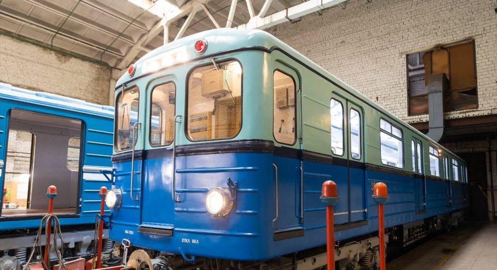 Метровагон типа «Еж» 1977 года выпуска стал экспонатом Музея транспорта Москвы