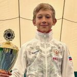 Ученик школы №1950 стал победителем Первенства Москвы по большому теннису. Фото взято с официальной страницы школы в социальных сетях
