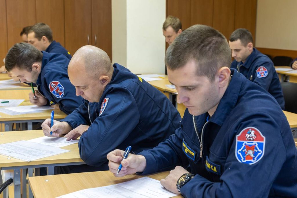 В столичном Пожарно-спасательном центре определили лучшего начальника караула