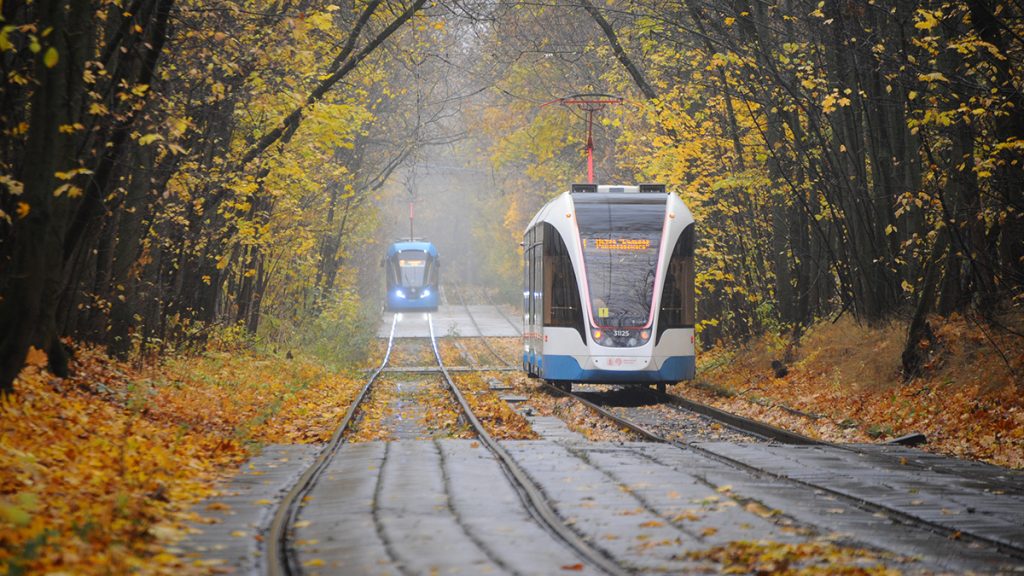 Движение трамваев изменится на улице Шаболовка
