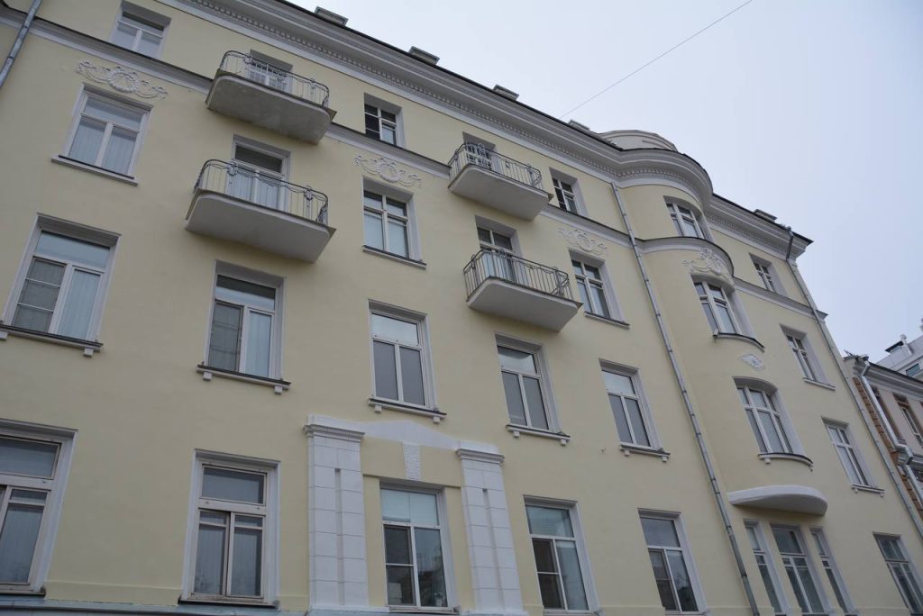 Легенда неоклассицизма: капитальный ремонт дома завершили в Большом Кисловском переулке