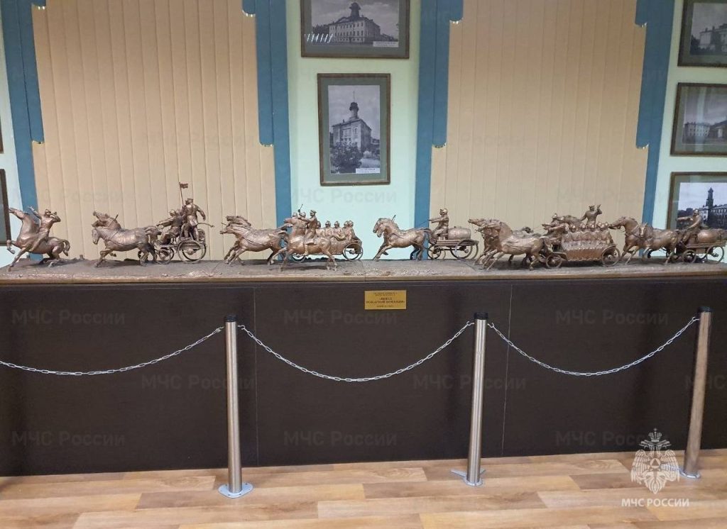 Экспозиция пожарной охраны Москвы представляет: История пожарного обоза