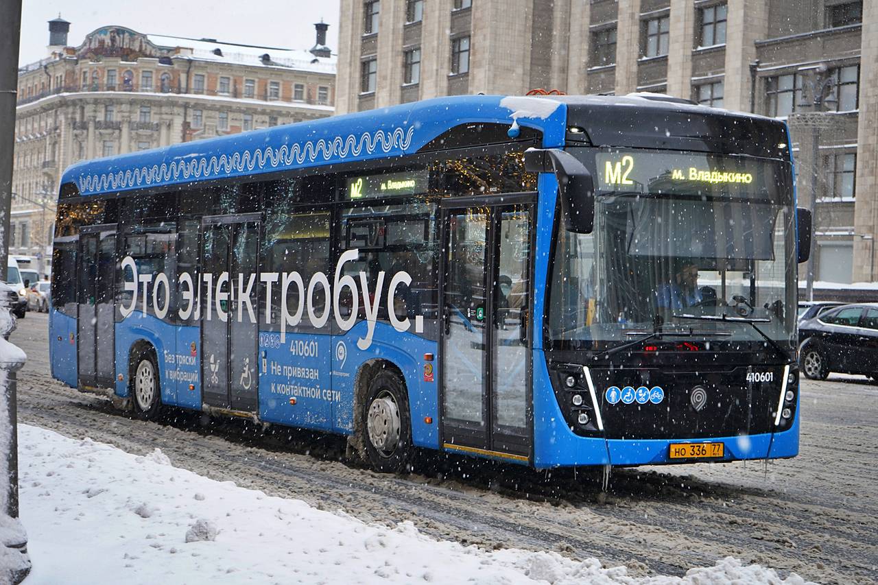 Москва является номером один в Европе по числу электробусов. Фото: Анна Быкова, «Вечерняя Москва»