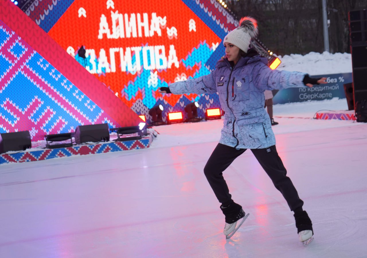 На фото Олимпийская чемпионка по фигурному катанию Алина Загитова. Фото: Анна Быкова, «Вечерняя Москва»