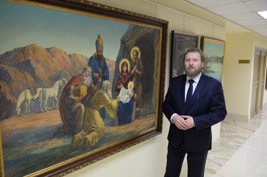 Выставку художника Филиппа Москвитина открыли в центре Москвы