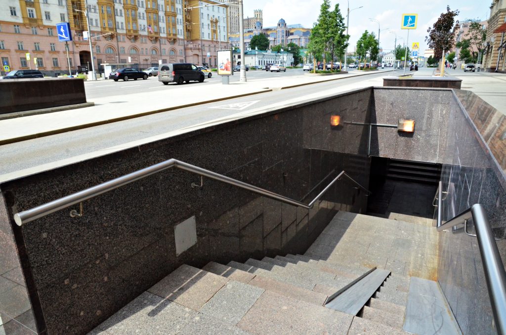 Несколько подземных пешеходных переходов в ЦАО временно закроют